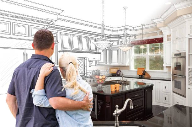Custom kitchen cabinets installed in a Isanti home